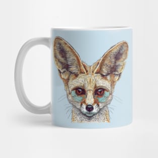 Desert Chic: The Fennec Fox with Specs! Mug